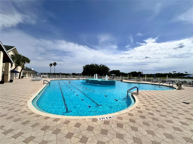 Huge pool at the clubhouse