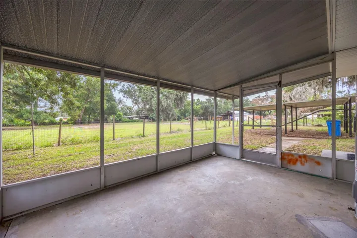Rear Screen Porch