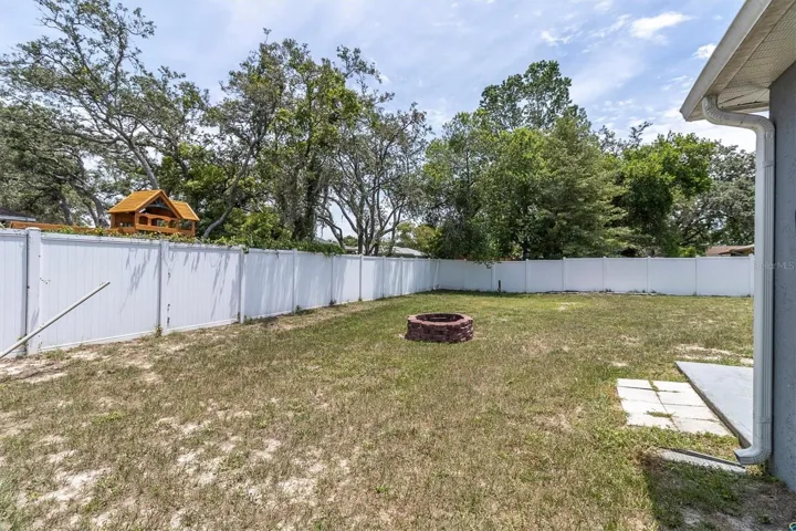 Fire pit area