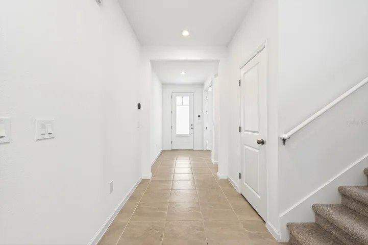 Light filled foyer.