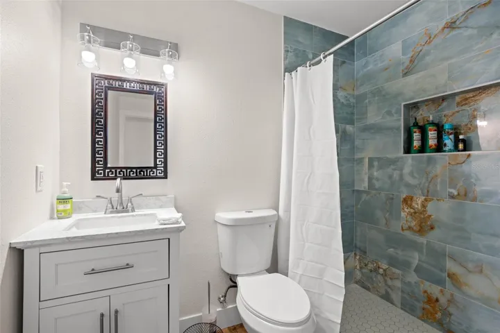 Unit A bathroom