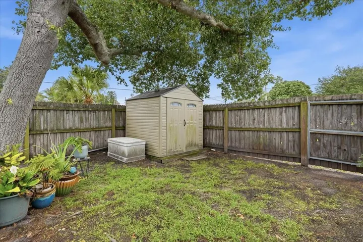 SHED FOR EXTRA STORAGE