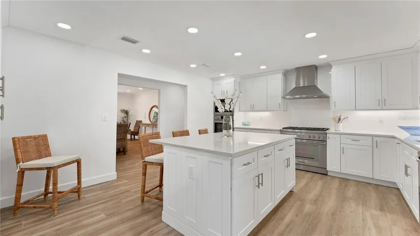 Kitchen looking toward dining room