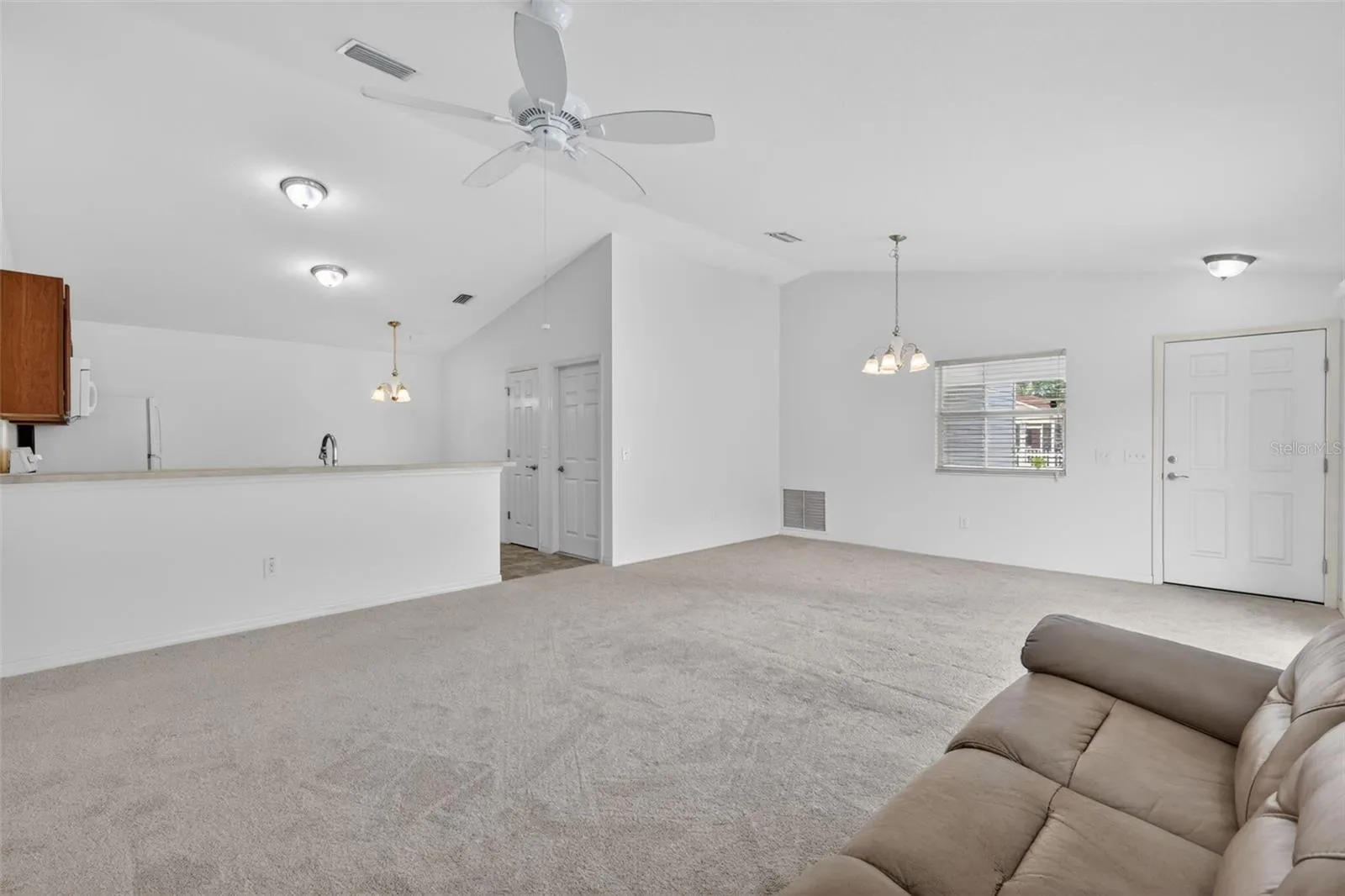 Living, Dining, and Kitchen