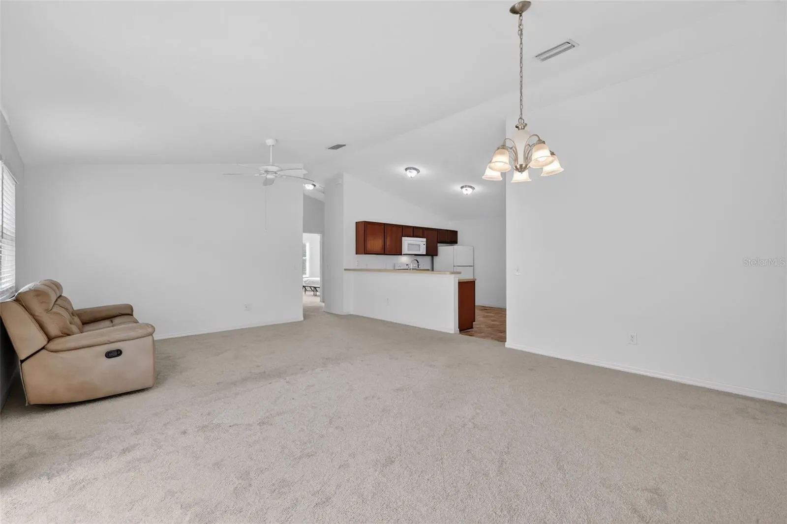 Living, Dining, and Kitchen