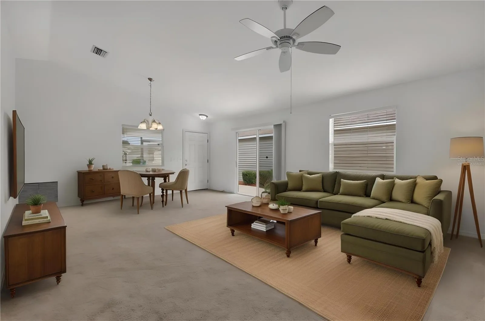 Living Room-Virtually Staged