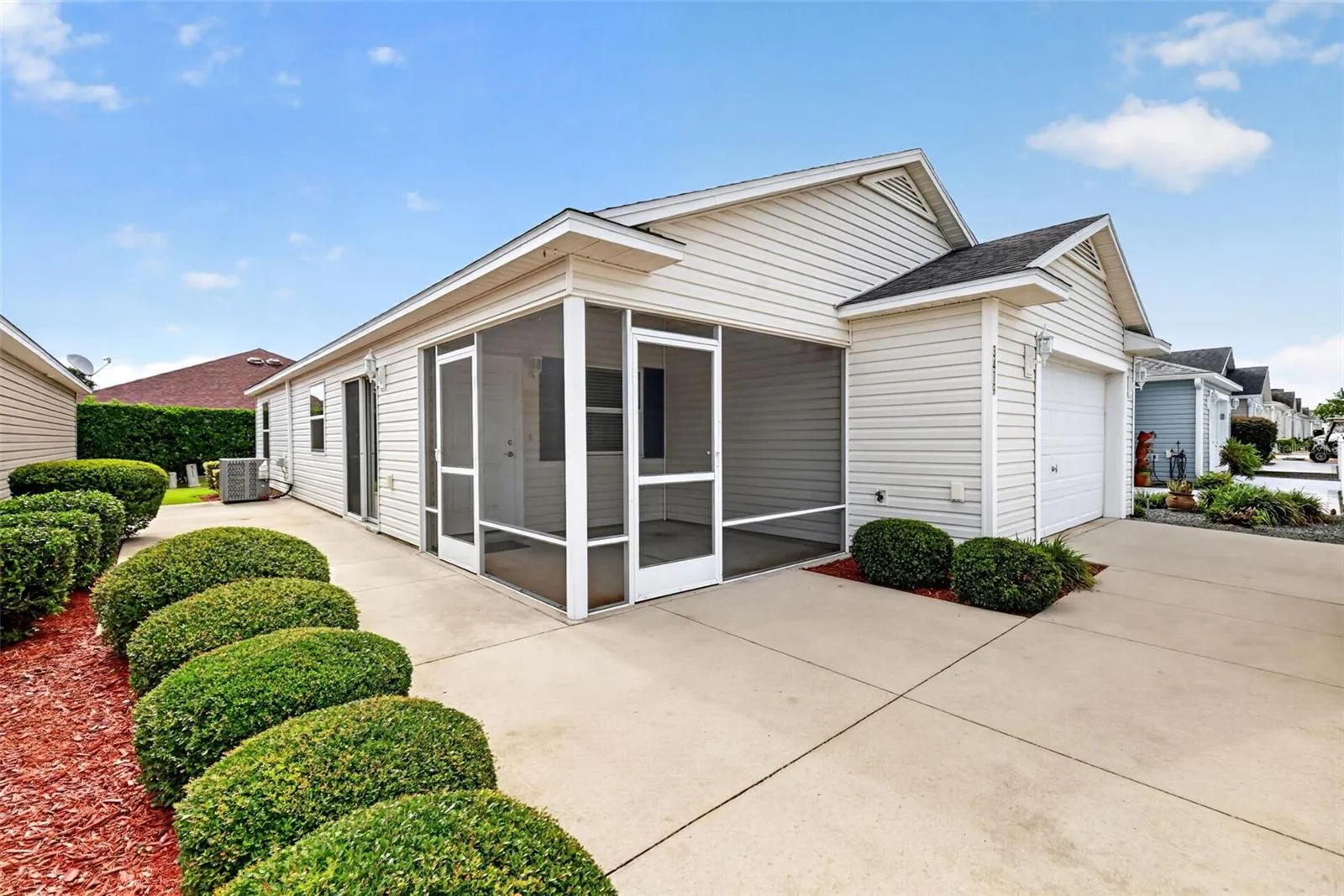 Front Elevation with Lanai and Spacious Rear and Side Patios