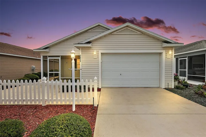 Twilight Front Elevation