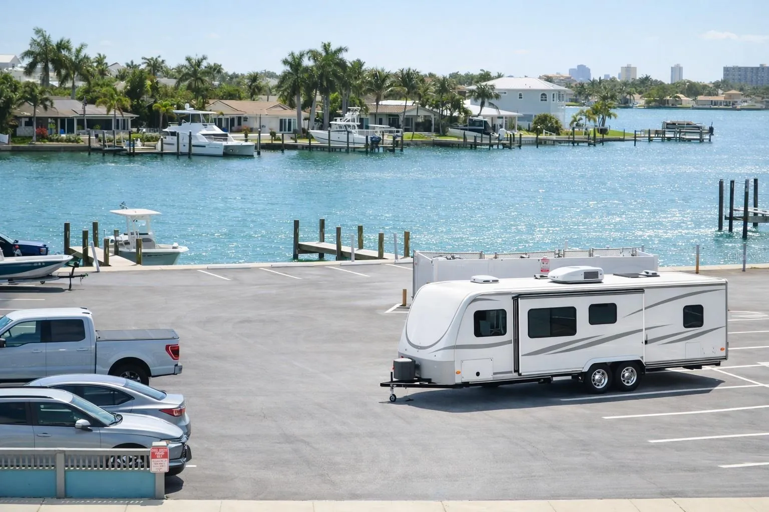 Additional parking. RV parking. Boat slips.