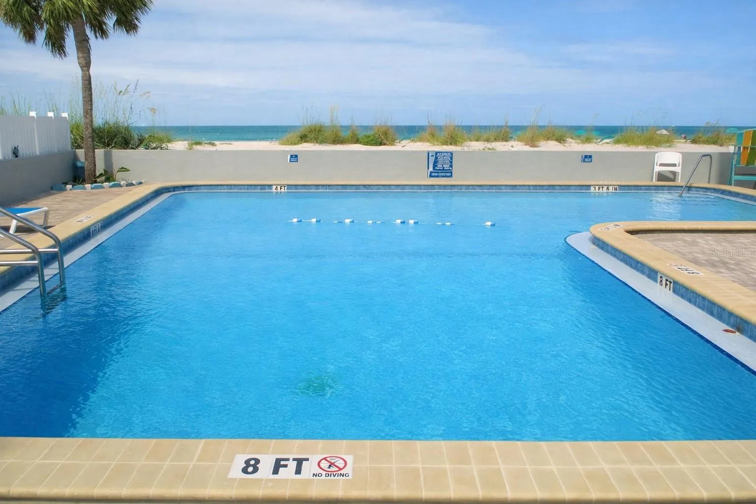 Heated Beach front Pool