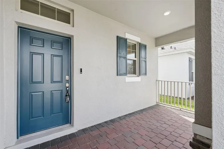 Covered front porch