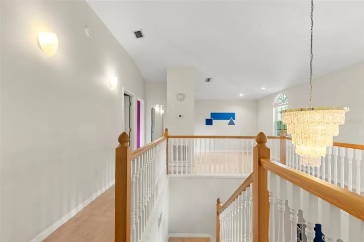 Upstairs landing