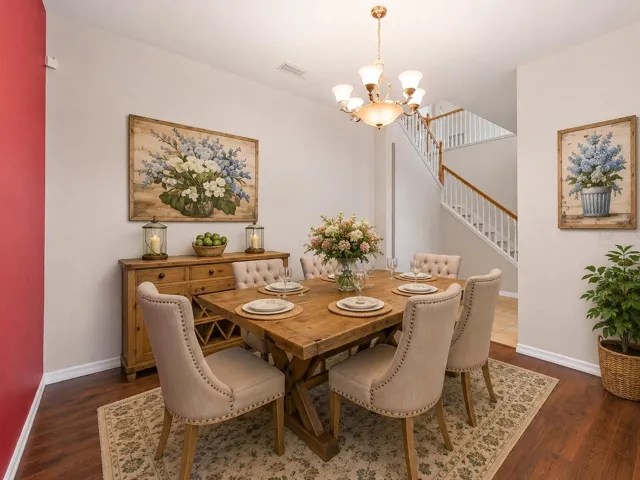 Virtually Staged- Dining Room