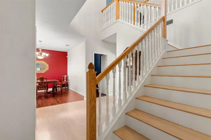 Staircase to upstairs