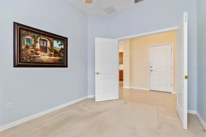 Den, office Media or music room off foyer.
