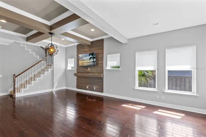Living Room with Wood Floors
