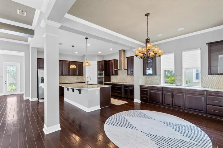 Open Living and Dining