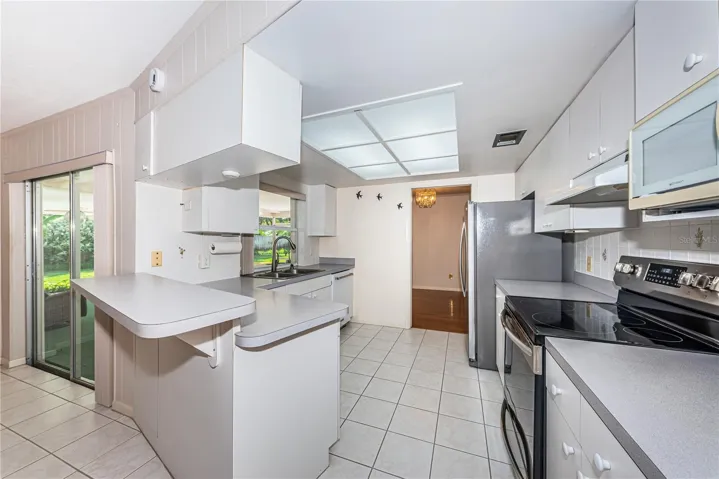 Kitchen with updated appliances