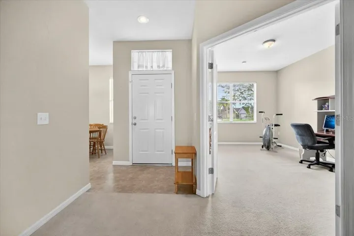 Foyer and office entrance