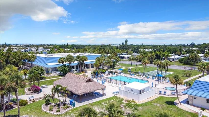 One of the community pools
