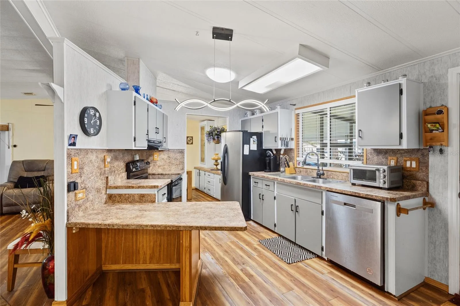 Kitchen with New Dishwasher