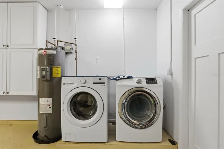 Laundry in Garage