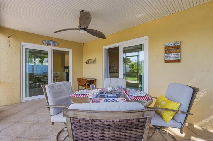 Screened lanai