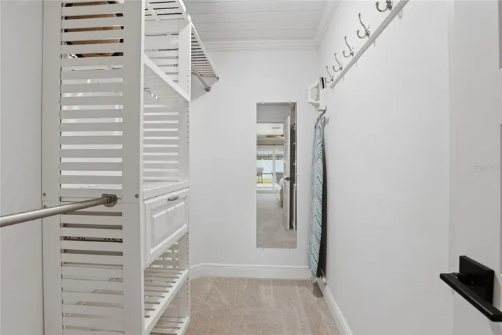 Primary closet