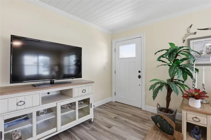 Front entry of living room