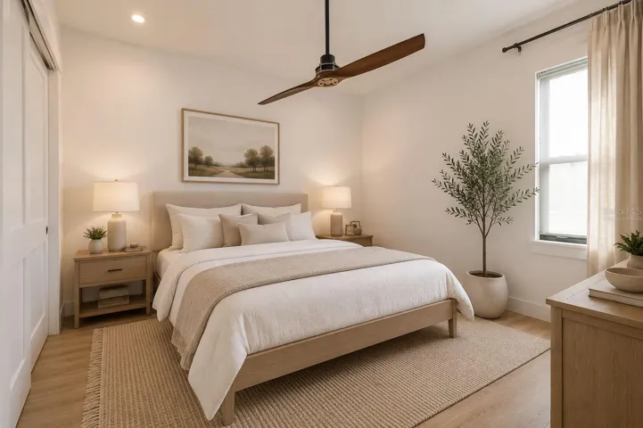 4th bedroom -virtually staged