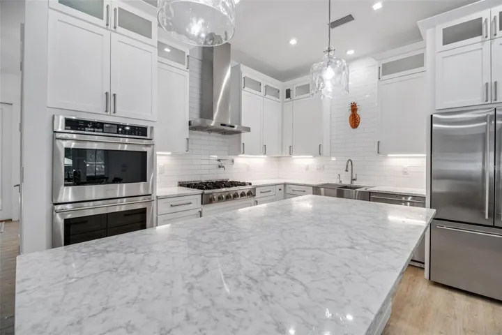 Chef-inspired kitchen featuring premium finishes and exceptional functionality