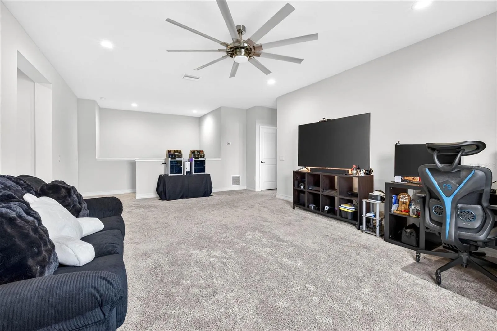 Use for entertaining, play room, work area.