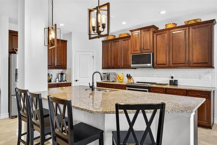 Granite countertops throughout.