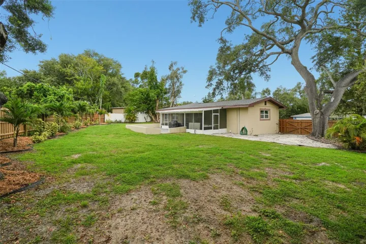Rear Yard and Outdoor Living Space