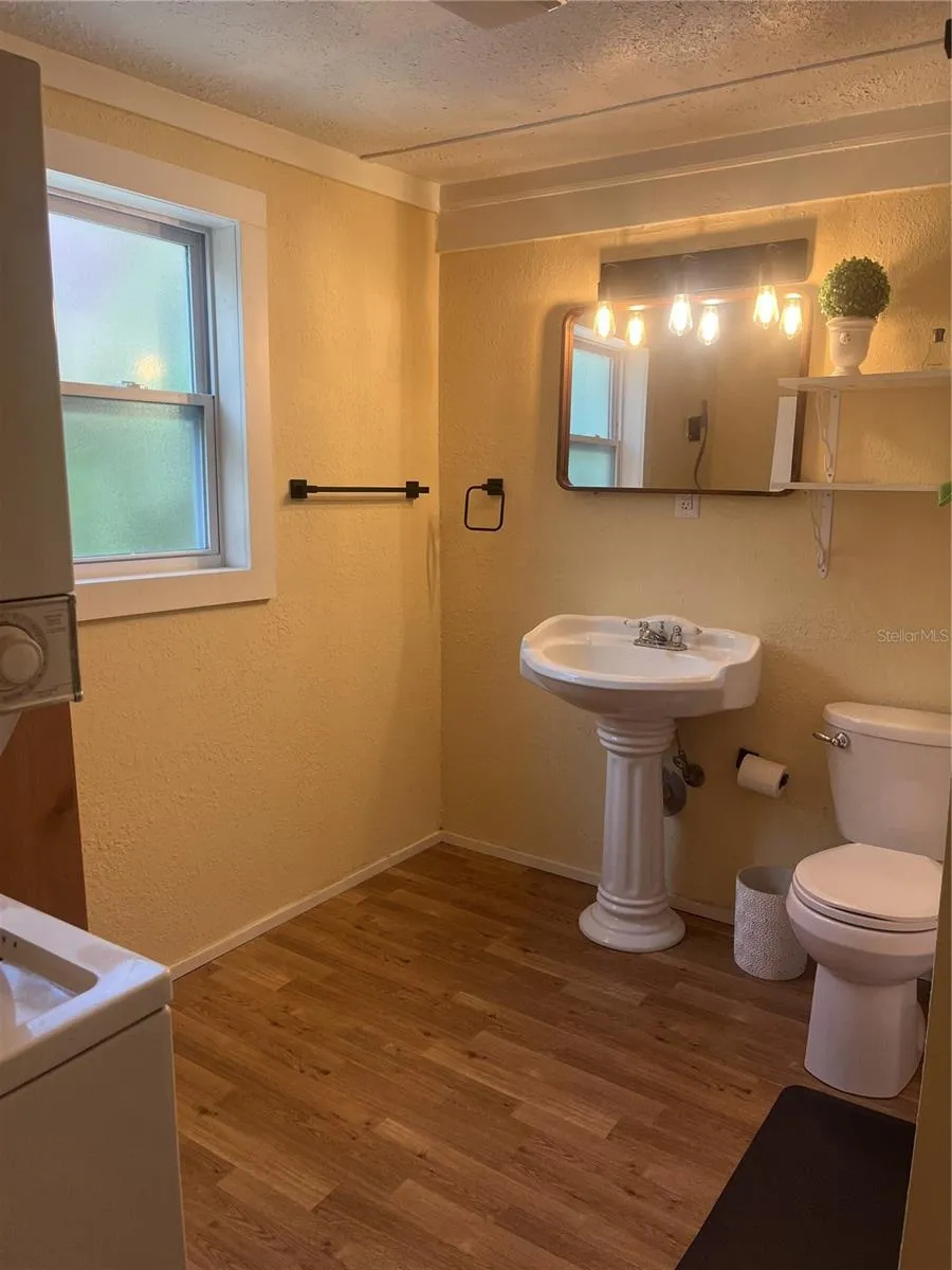 large bathroom with shower