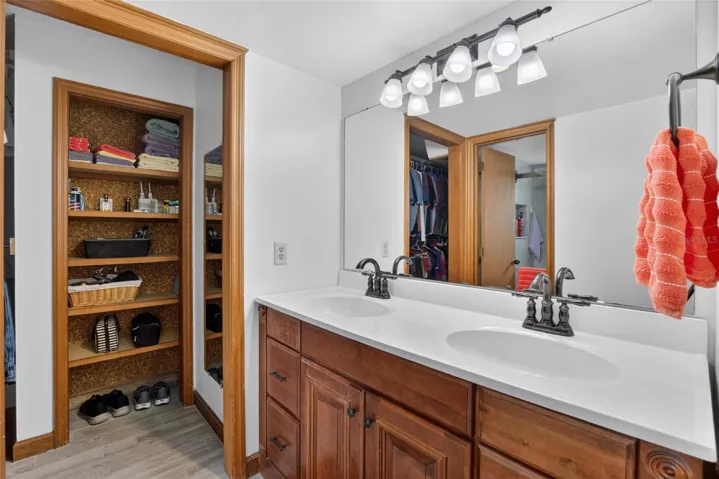 Downstairs primary bathroom