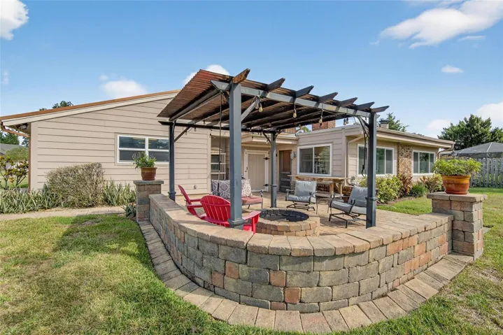 Fire pit area