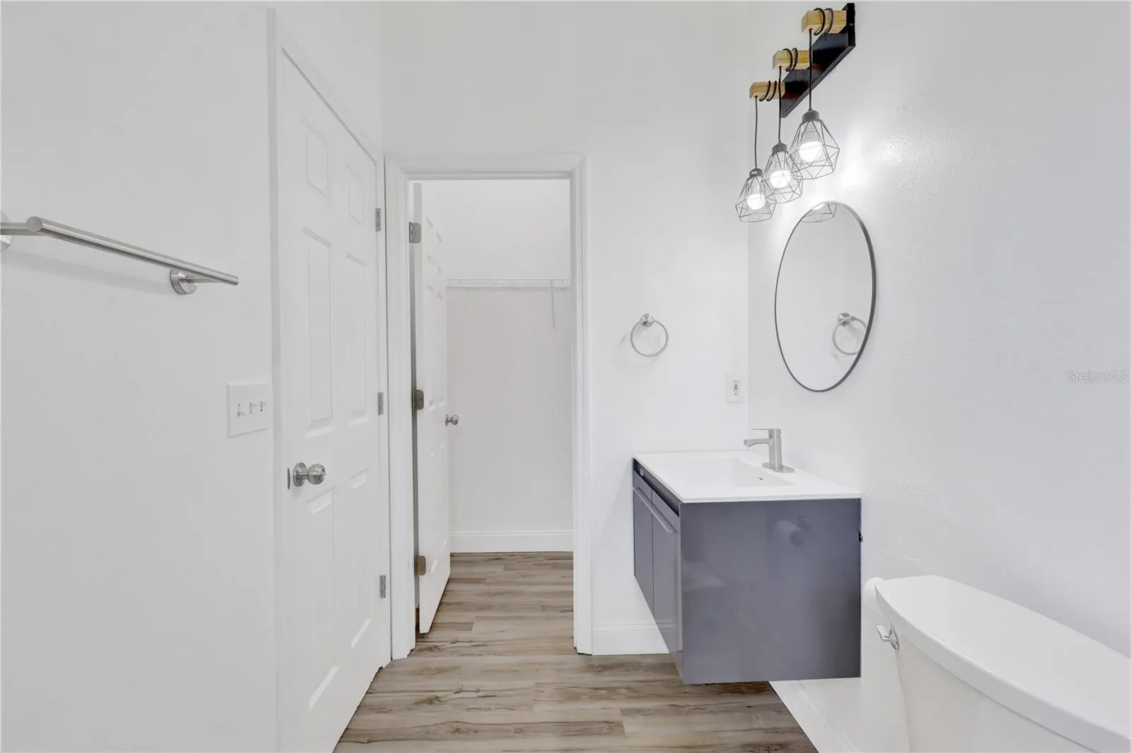 Walk in Closet in Bathroom