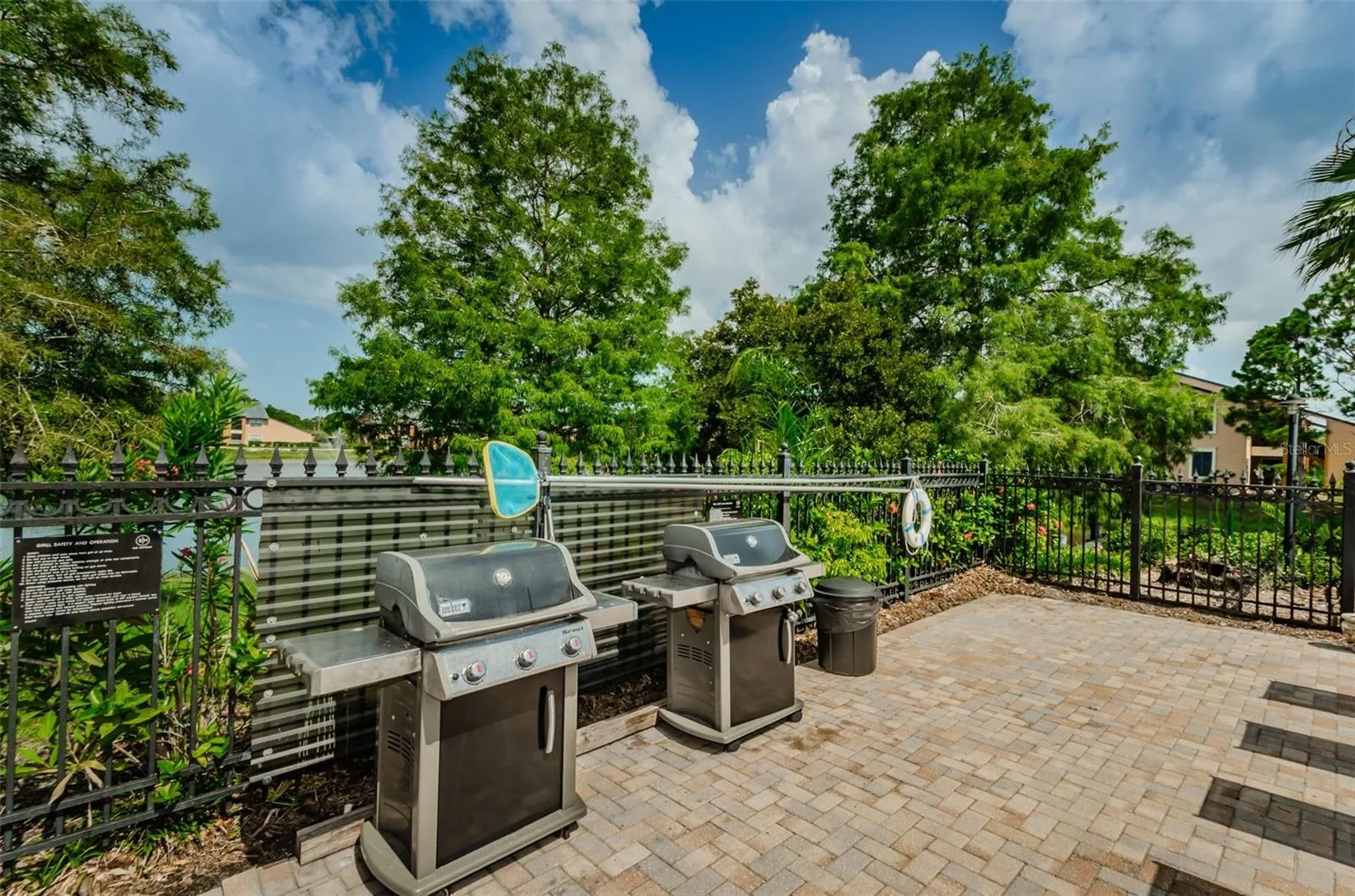 BBQ grill station