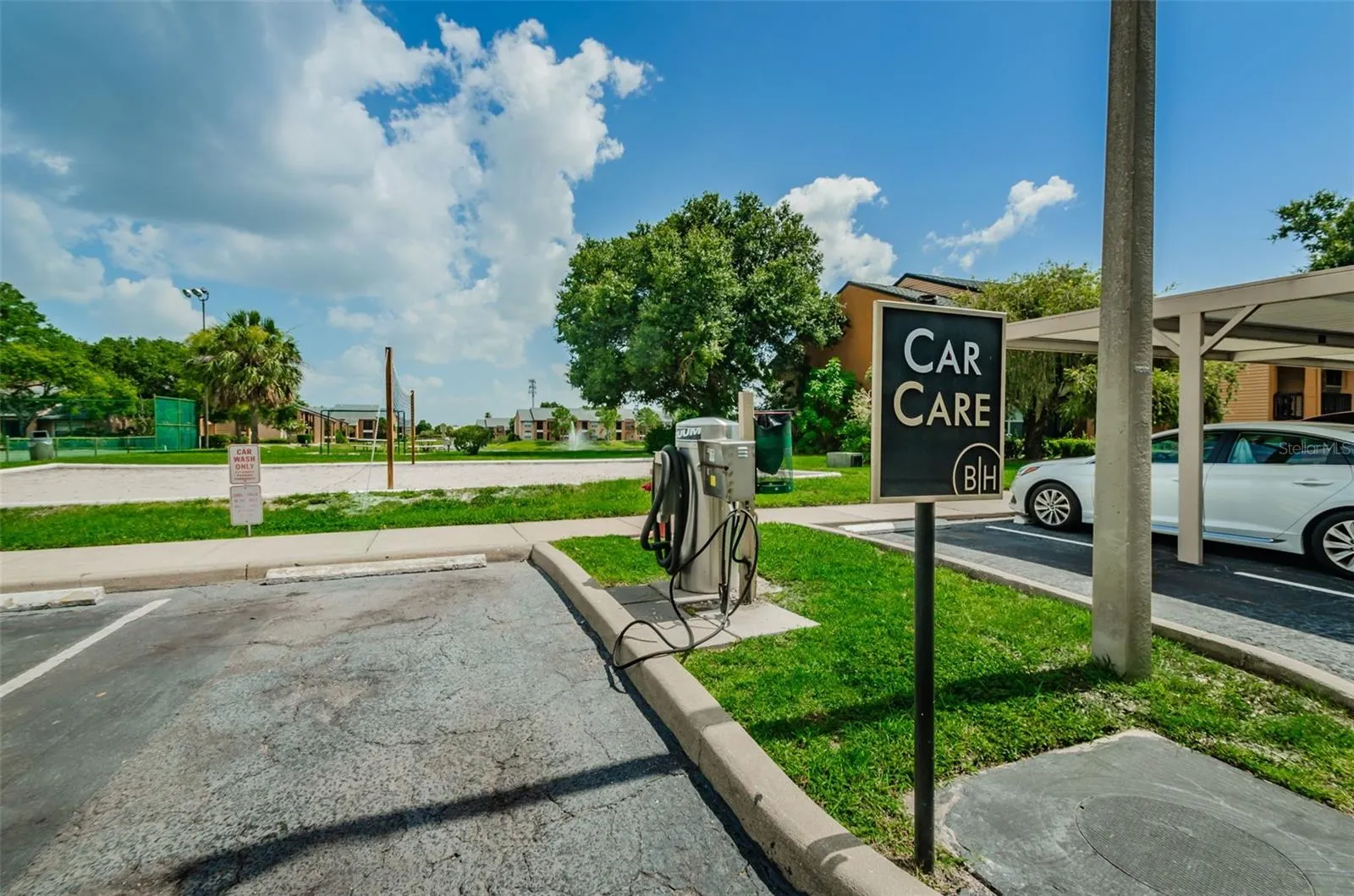 Car care center for vacuuming and washing your car!