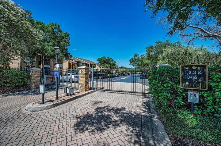 Gated with code for security