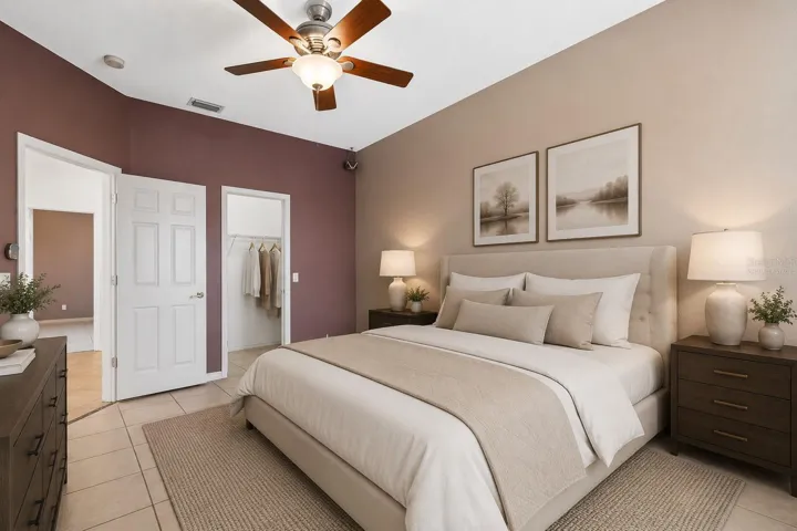 Bedroom 1 virtually staged