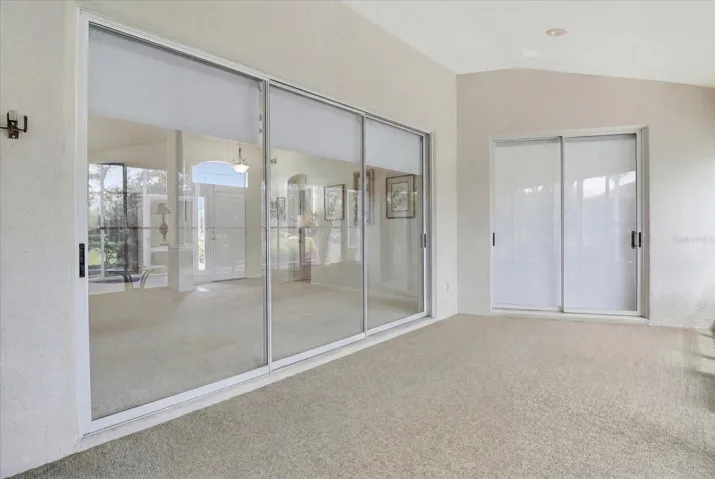Access to the Enclosed Sunroom from the Living Room, Breakfast Nook & Master Bedroom