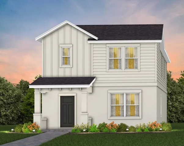 Exterior Design. Artistic rendering for this new construction home. Pictures are for illustrative purposes only. Elevations, colors and options may vary.