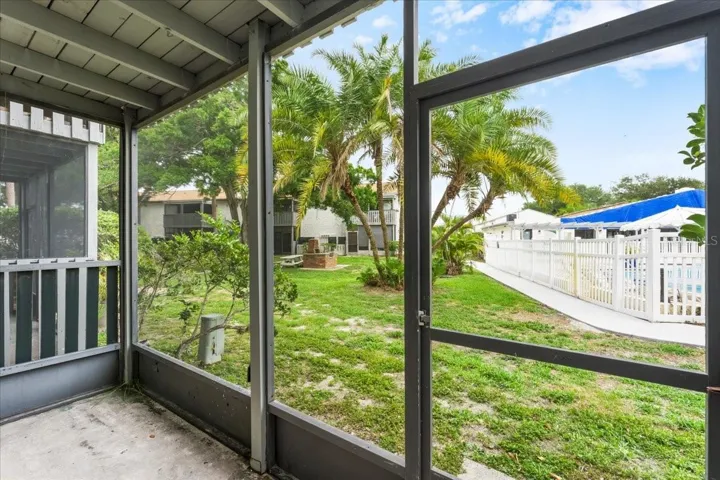 Nice, private, screened porch