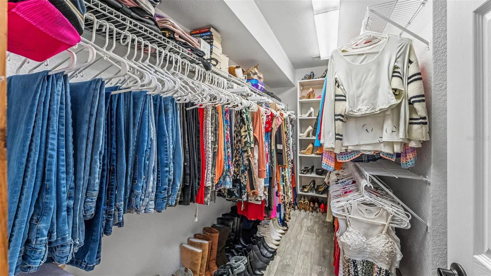 Huge Primary Walk In Closet