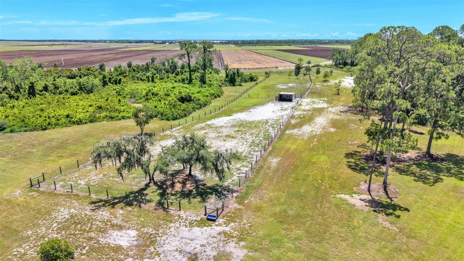 Overview of Paddock with Shed