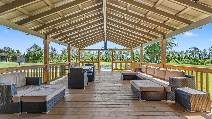 Extended Porch that Leads to the Pool