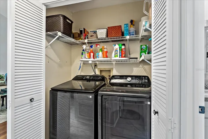 Washer and dryer included with home!