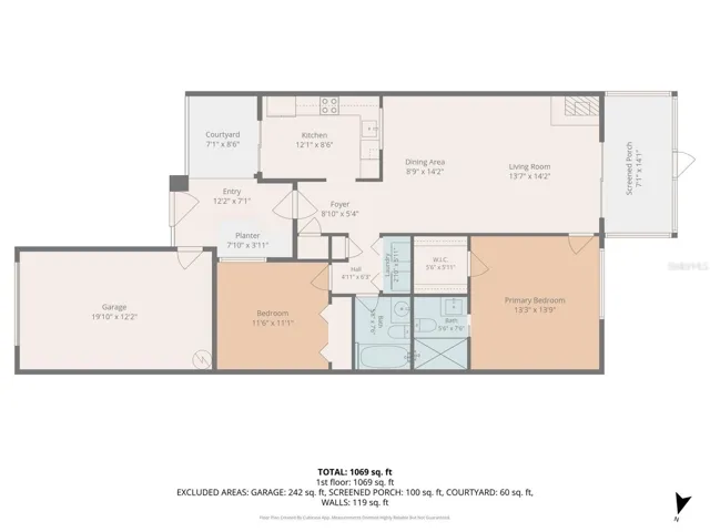 Floorplan with dimensions